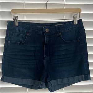 Aeropostale Blue Jean Shorts Classic Cuffed Hem
